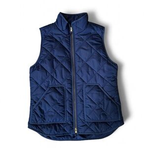 J. Crew Women S Navy Quilted Puffer Vest